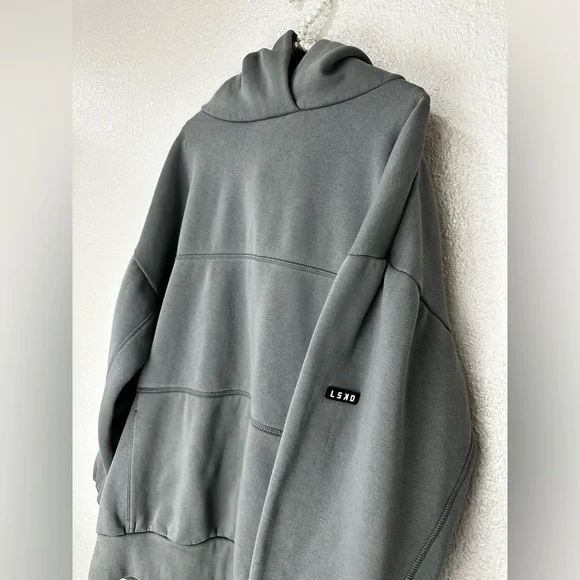 LKSD Hoddie Oversized Women’s Size Medium Gray - Picture 3 of 12